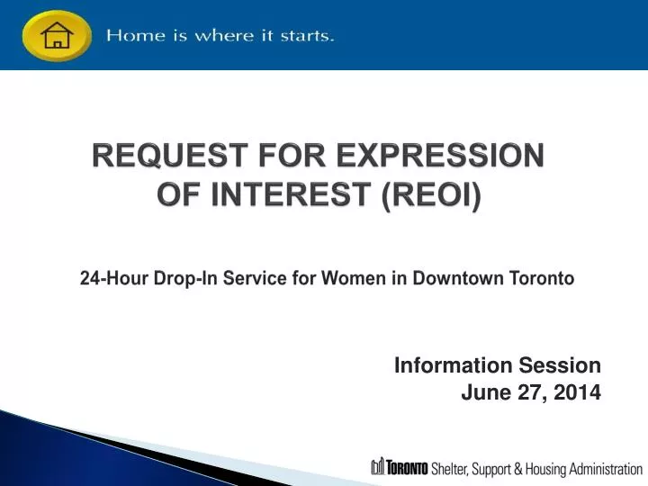 request for expression of interest reoi