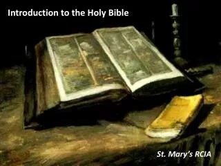 Introduction to the Holy Bible