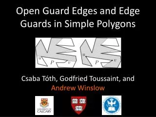 open guard edges and edge guards in simple polygons