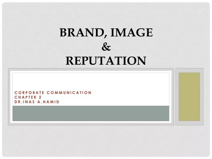 brand image reputation