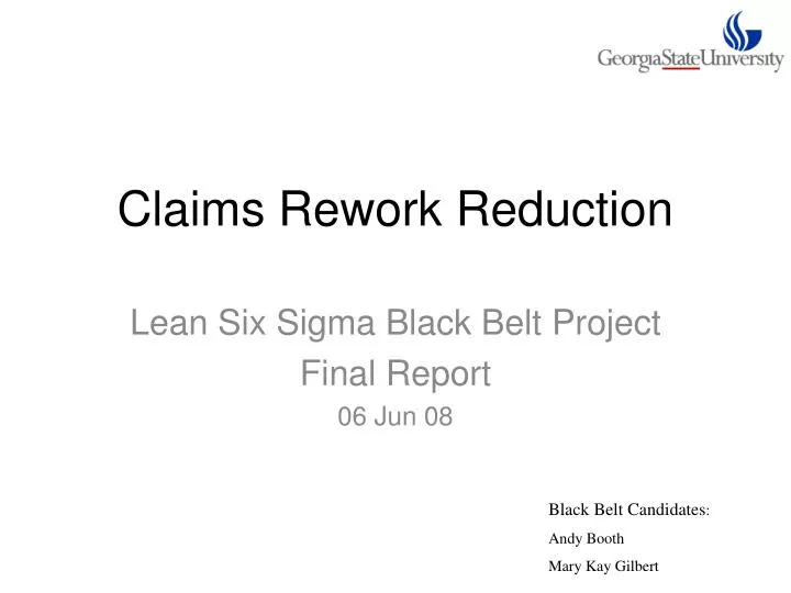 claims rework reduction