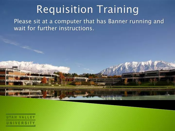 requisition training