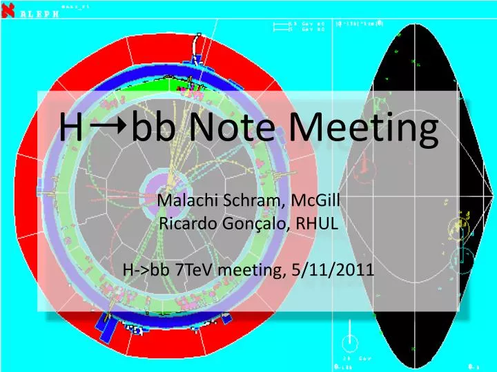 h bb note meeting malachi schram mcgill ricardo gon alo rhul h bb 7tev meeting 5 11 2011