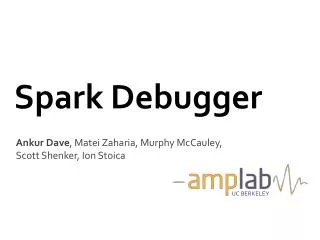 Spark Debugger