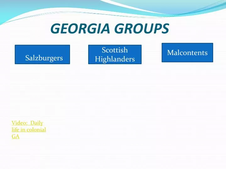 georgia groups