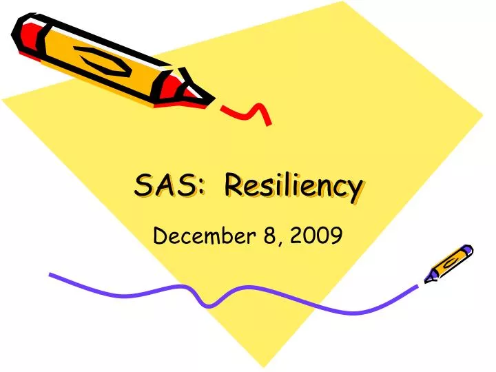 sas resiliency