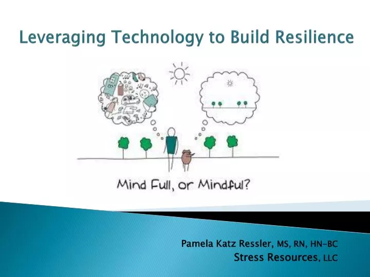 leveraging technology to build resilience