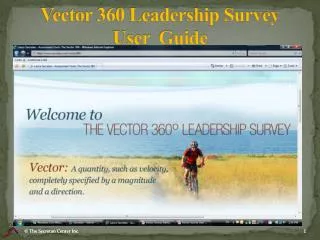 Vector 360 Leadership Survey User Guide