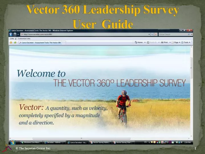 vector 360 leadership survey user guide