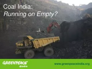 Coal India: Running on Empty?