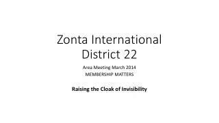 Zonta International District 22