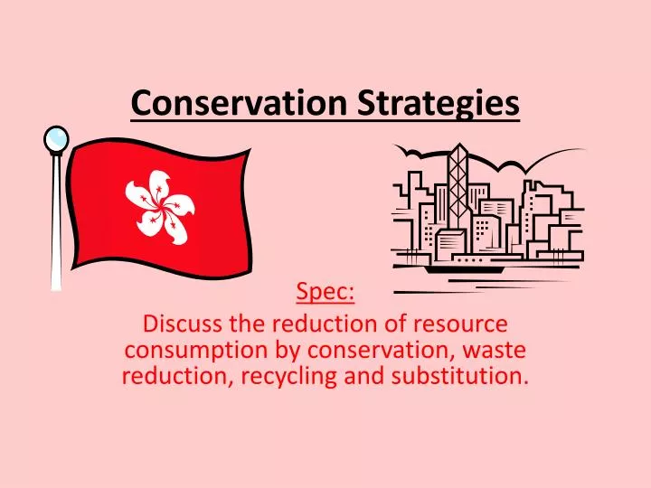 conservation strategies