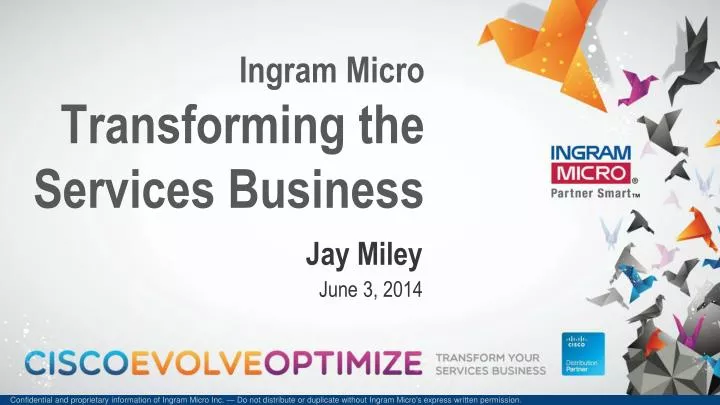 ingram micro transforming the services business