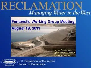Fontenelle Working Group Meeting August 18, 2011