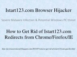 Get Rid of Istart123.com Virus Completely