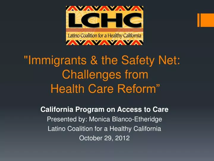 immigrants the safety net challenges from health care reform