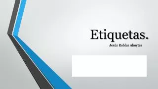 etiquetas