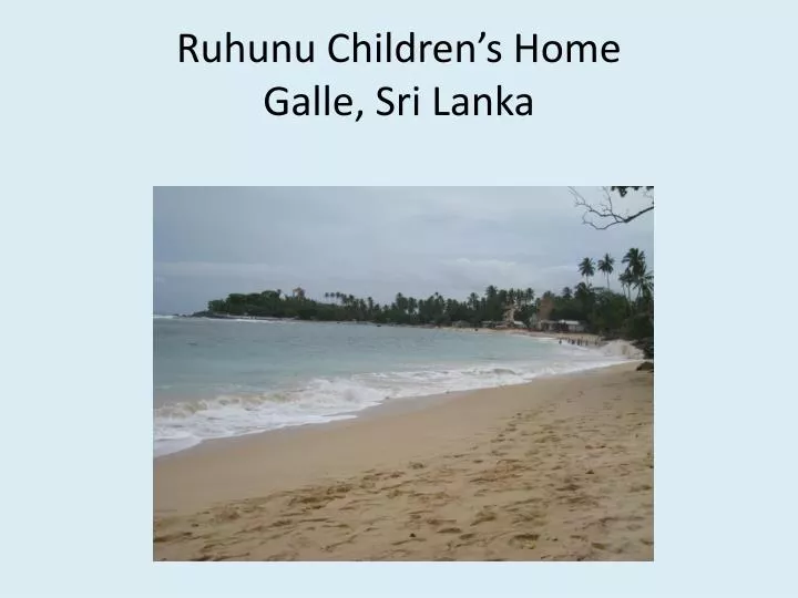 ruhunu children s home galle sri lanka