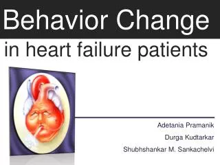 Behavior Change