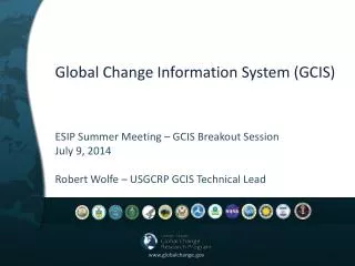 Global Change Information System (GCIS)