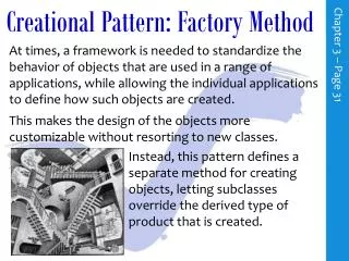 Creational Pattern: Factory Method