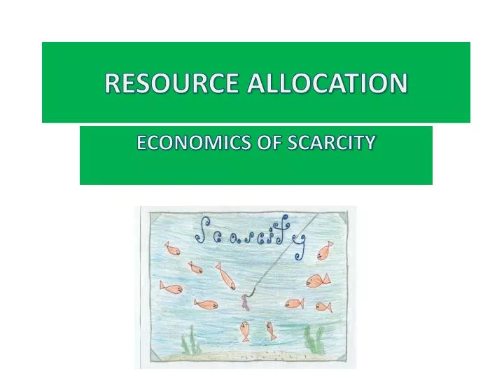 resource allocation