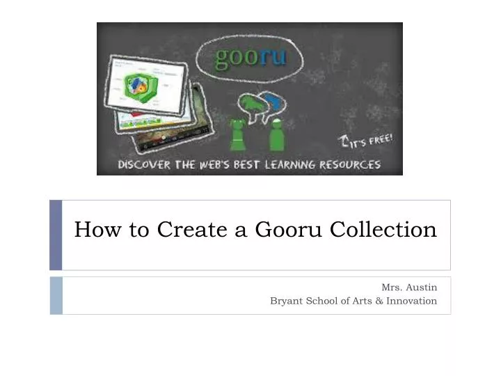 how to create a gooru collection