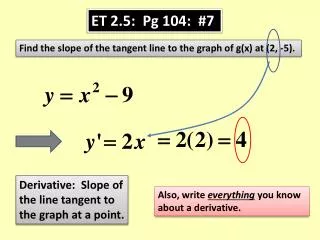 ET 2.5: Pg 104: #7