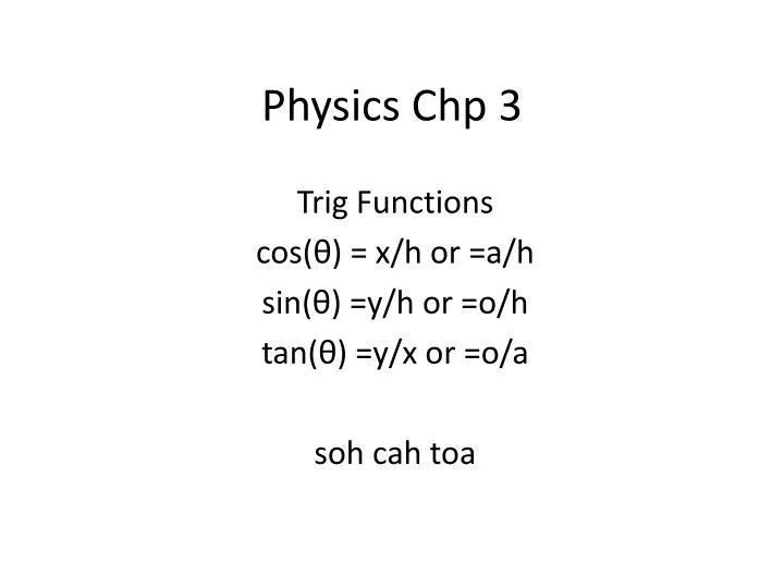 physics chp 3