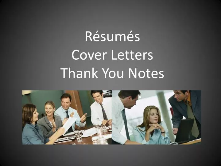 r sum s cover letters thank you notes