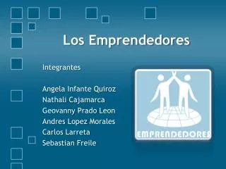 los emprendedores