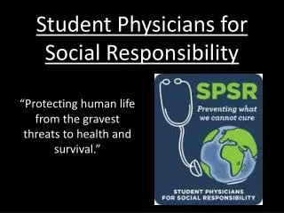 Student Physicians for Social Responsibility