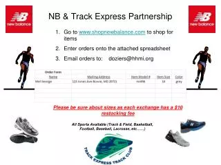 NB &amp; Track Express Partnership