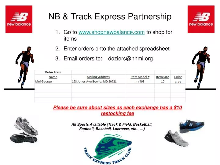 nb track express partnership