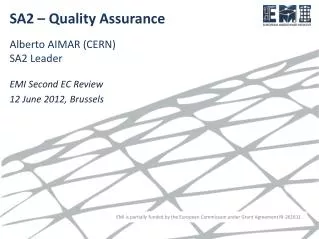 SA2 – Quality Assurance