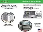 Product is Retail Ready ! - slide 1