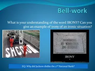 bell work