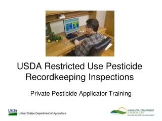 USDA Restricted Use Pesticide Recordkeeping Inspections