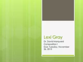 Lexi Gray