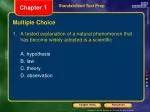 Multiple Choice - slide 1