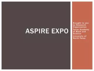 Aspire Expo