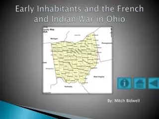 Early Inhabitants and the French and Indian War in Ohio