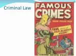 Understanding Criminal Law: Definitions, Procedures, and Punishments in Society - slide 1