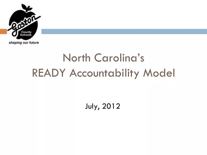 north carolina s ready accountability model