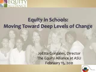 Equity in Schools: Moving Toward Deep Levels of Change