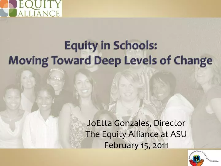 equity in schools moving toward deep levels of change