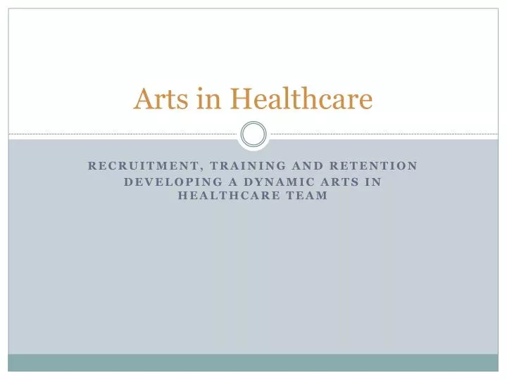 arts in healthcare