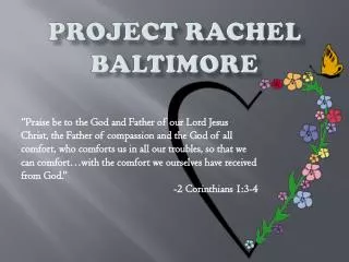 Project Rachel Baltimore