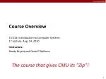 Carnegie Mellon - slide 1