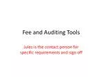 Enhancements Needed for Fee Management and Auditing Tools in Karma411 - slide 1